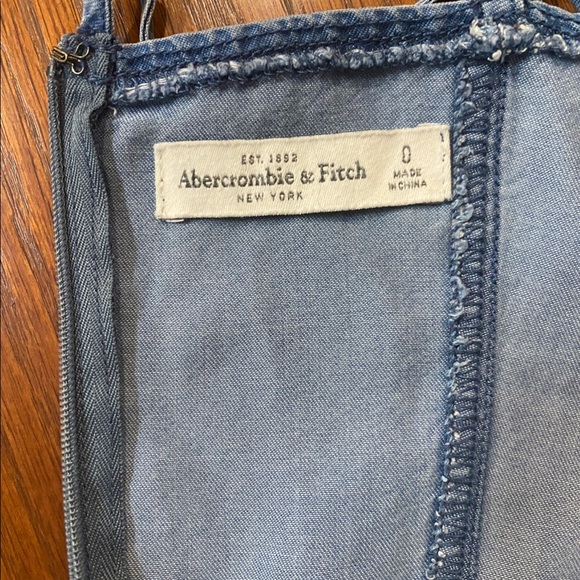 Abercrombie & Fitch Strappy Denim Romper - Picture 5 of 5